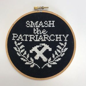 Smash the Patriarchy Embroidery